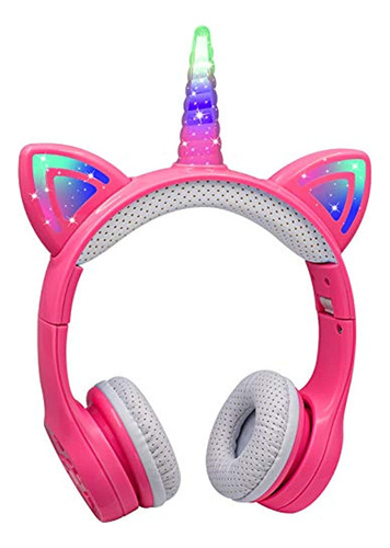 Auriculares Unicorn Para Niñas, 15 Horas De Reproducción, Au