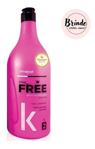 Onixx Free K10 Gloss Blond Modificador 1lt Para Loiras