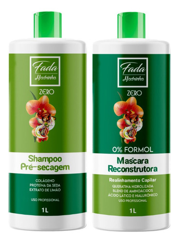 Fada Madrinha Progressiva Orgânica Zero Formol Paiolla Kit1l