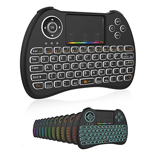 Mini Teclado Inalámbrico,h9 Mini Teclado Con Touchpad,colorf