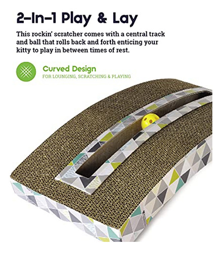 Cat Scratcher Lounge And Cat Games Petstages Cardboard