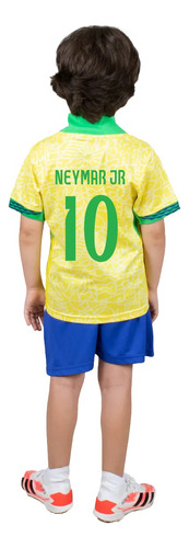 Camisetas Selección Niños Inglaterra Brasil Francia + Short