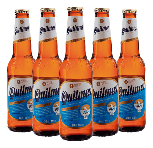 Cerveza Quilmes 340 Ml Importada Argentina - 6 Pack