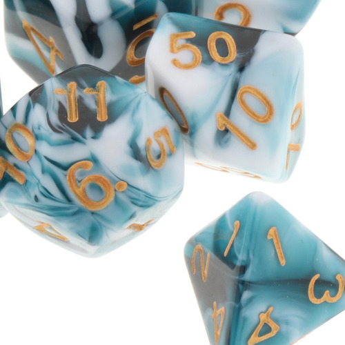 * 5 Paquete De 5-10 Juegos De Mesa De Dados 5 Piezas