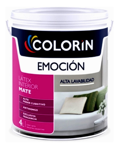 Emocion Mate Colorin Latex 10 Lts | Pinturerias Devoto