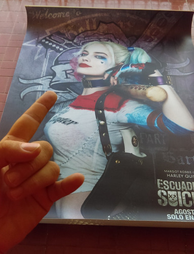 Harley Quinn Poster Parabus Margot Robbie Dc Comics Batman (Usado)