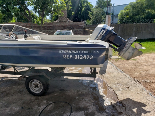 Lancha Bermuda Caribbean Con Evinrude 140 Hp Unicos Dueños