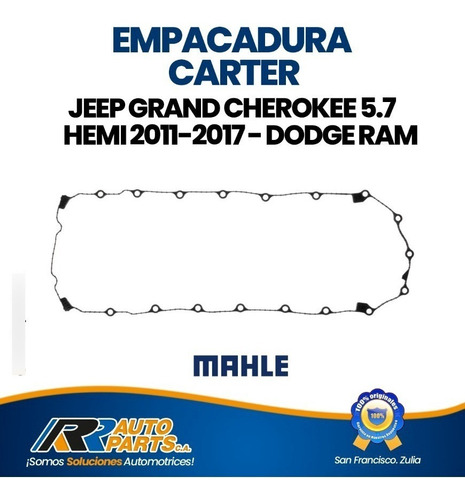 Empacadura Carter Jeep Grand Cherokee 4g 5.7 Hemy 2011-2017 