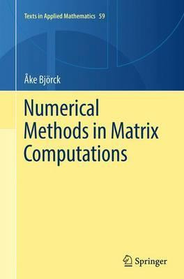 Libro Numerical Methods In Matrix Computations - Ake Bjorck