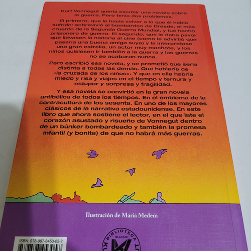 Matadero Cinco,la Cruzada De Los Niños,kurt Vonnegut,blackie