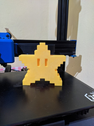 Estrella De Mario Bros Para Punta Árbol De Navidad