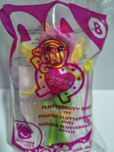Juguete Mcdonald's My Little Pony Fluttershy Año 2015 (Usado)