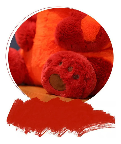 Li Peluche Mei Panda Turning Red, 45 Cm, Color