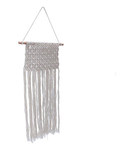 Tapiz De Borlas Tejidas Para Colgar En La Pared, Decoración
