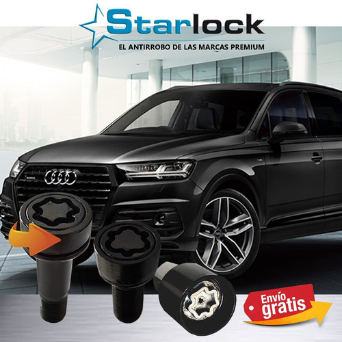 Set De Seguridad Tuercas Audi Q7 Sline Starlock Nuevos
