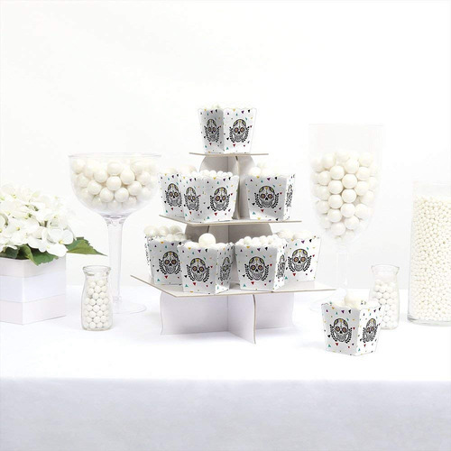 Set De 12 Mini Cajas Para Dulces Día De Muertos Halloween