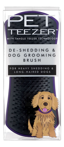 Cepillo Tangle Teezer Pet De-shedding Dog Grooming