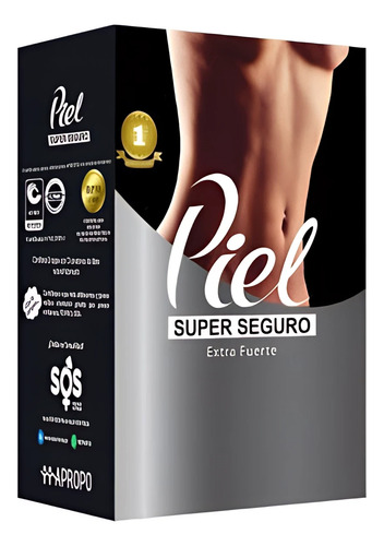 Preservativo Piel Super Seguro Caja 72 Unidades