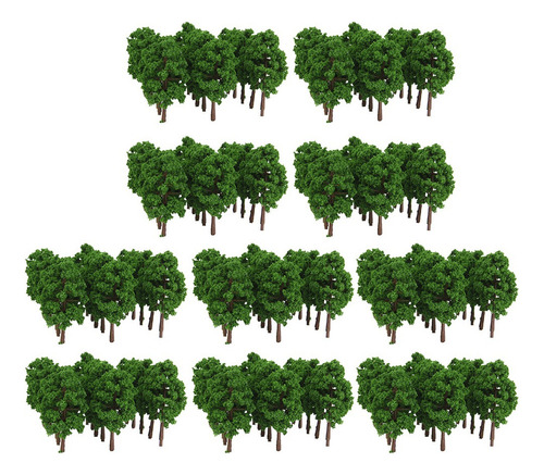 200x Green Tree Model 8 Cm Height 1:150 Scale N Prop/