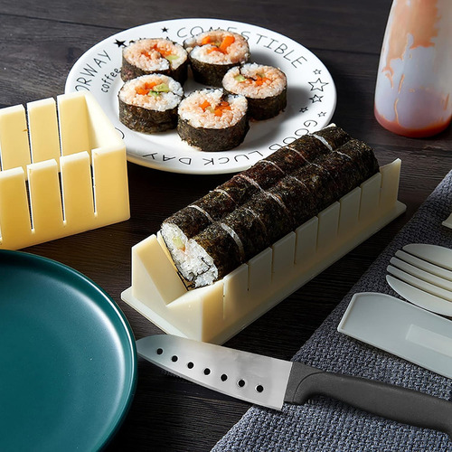Molde Para Sushi Bolas Arroz Corazon Plastico 20 Cm 3 Piezas