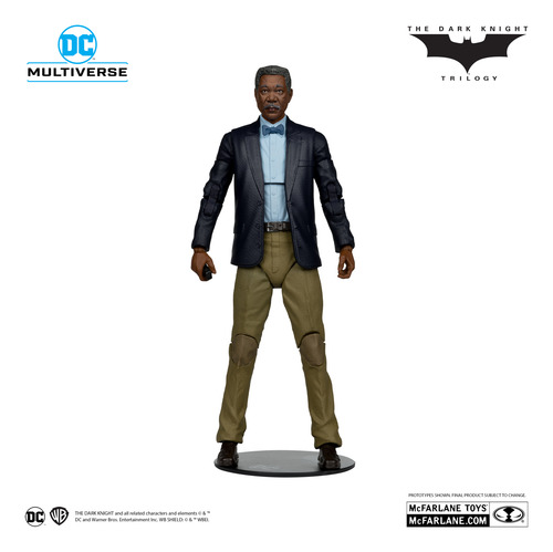Lucius Fox & Tumbler The Dark Knight Dc Multiverse Mcfarlane
