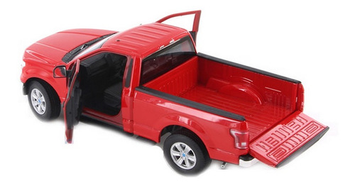 Camioneta Ford F150 2015 Roja Coleccion  Welly Esc 1:24 St