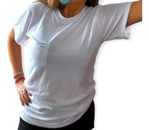 Imagen 9 de 9 de Remera Blanca Argentina Mundial Unisex S Al Xl