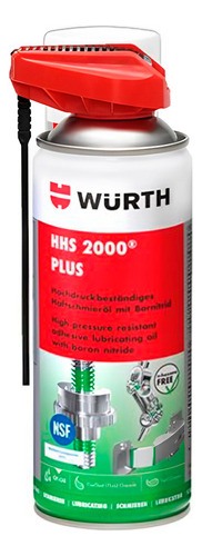 Graxa Líquida Alimentício Hhs 2000 Plus 400ml - Wurth