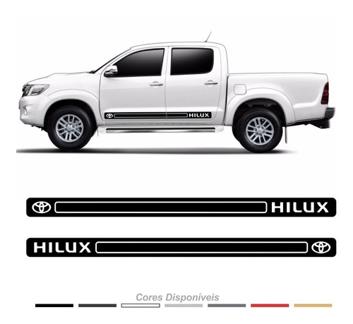 Adesivo Toyota Hilux Faixa Lateral Personalizado Par Imp28