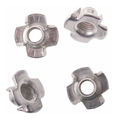 Imagen 7 de 8 de Tuerca Anclaje Tipo T Inserto Madera (80u. Surtido) M3-m8