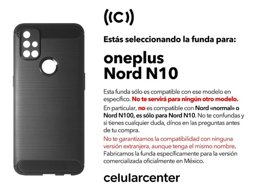 Funda Premium Nord N10 10 Case Protector One Plus 1+ Oneplus