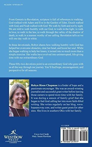 Ordinary Walks With An Extraordinary God Fifty-two.., De Chapman, Robyn Ri. Editorial Westbow Press En Inglés