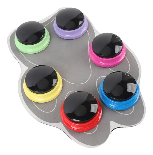 Conjunto De Botões Dog Talking, 6 Botões De Comunicação