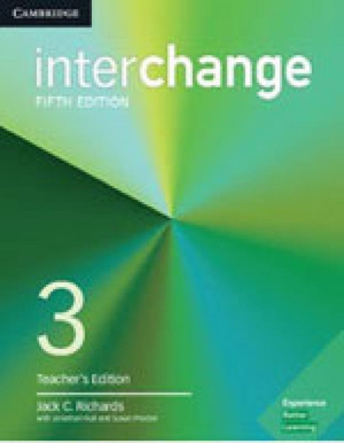 Interchange 3 - Teacher's Book - Fifth Edition, De Richards, Jack C.. Editora Cambridge University Press Do Brasil, Capa Mole, Edição 5ª Edição 2017 Em Inglês