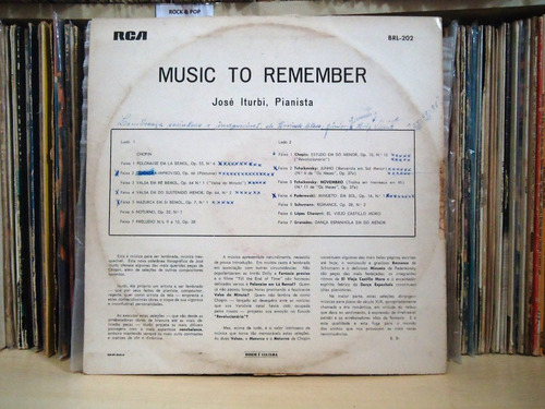 Lp José Iturbi-a Noite Sonhamos-1958/mono (Usado)