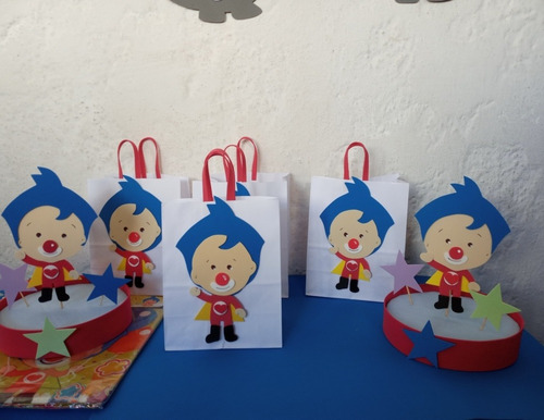Imagen 4 de 5 de Centro De Mesa Payaso Plim Plim Circo Payasos Adorno Torta