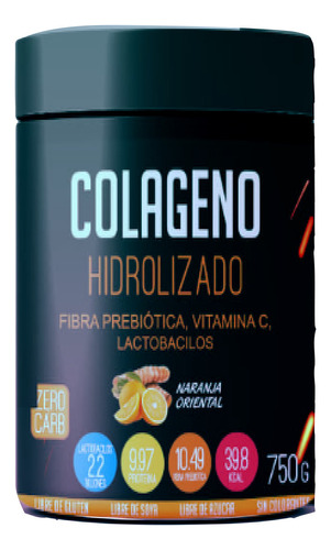 Colageno Hidrolizado Osteoporosis Artritis Inflamacion Sabor Naranja Oriental