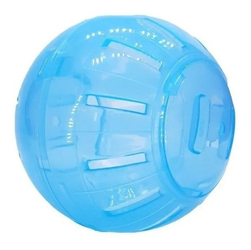 Imagen 2 de 6 de Esfera Pelota Plastica Hamster Erizos Cobayos 18cm + Base