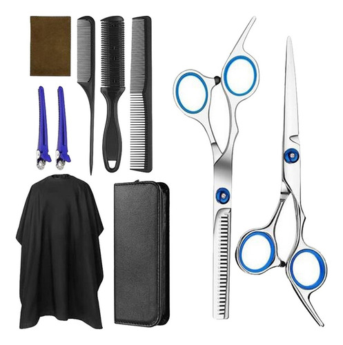. Conjunto De Tesouras Profissionais Para Corte De Cabelo,