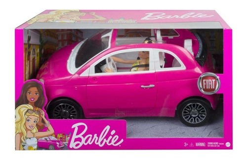 Barbie Coche Fiat Con Muñeca Oferta De Mattel