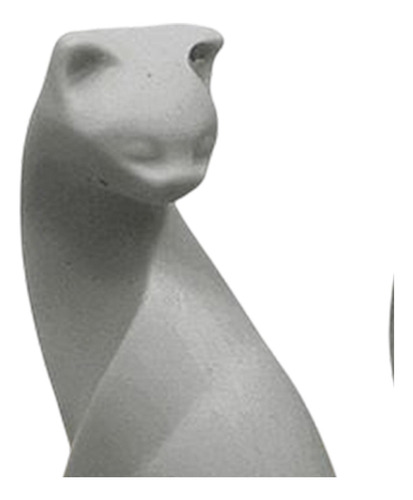 3 Figura Coleccionable En Miniatura De Un Gato Bonito A Gris