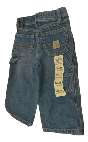 Pantalon Mezclilla The Childrens Place Carpentrer Pa Niño-a