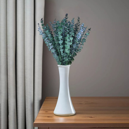 15 Folhas Secas Eucalipto Arranjo Flores Pequeñas