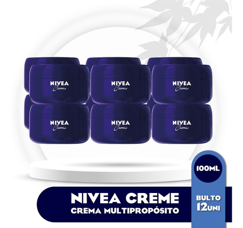 Crema Multipropósito Nivea Creme 100 Ml 12 Unidades