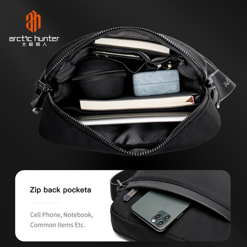 Imagen 4 de 7 de Morral Bolso Hombre Arctic Hunter Tablet iPad Bandolera