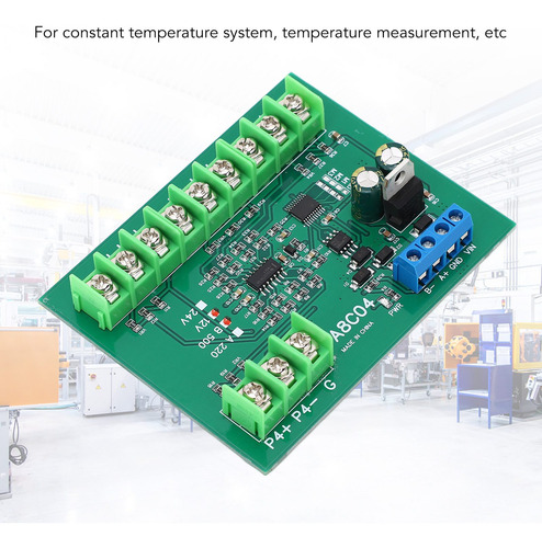 Módulo De Sensor De Temperatura De 4 Canales Pt100 Rtd Rs485