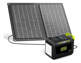   Generador Solar Camping, Estación Energía Portátil De 88 Wh