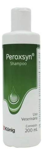 Shampoo Peroxsyn Antibacteriano Konig Para Cães - 200ml