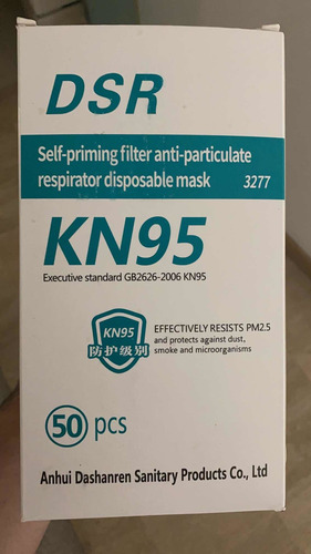 Mascarilla N95 Negra