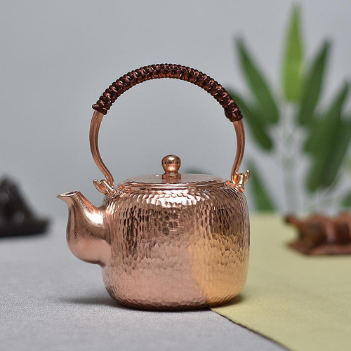 Cafetera De Kung Fu, Tetera De Cobre Ligera De 300ml, Tetera